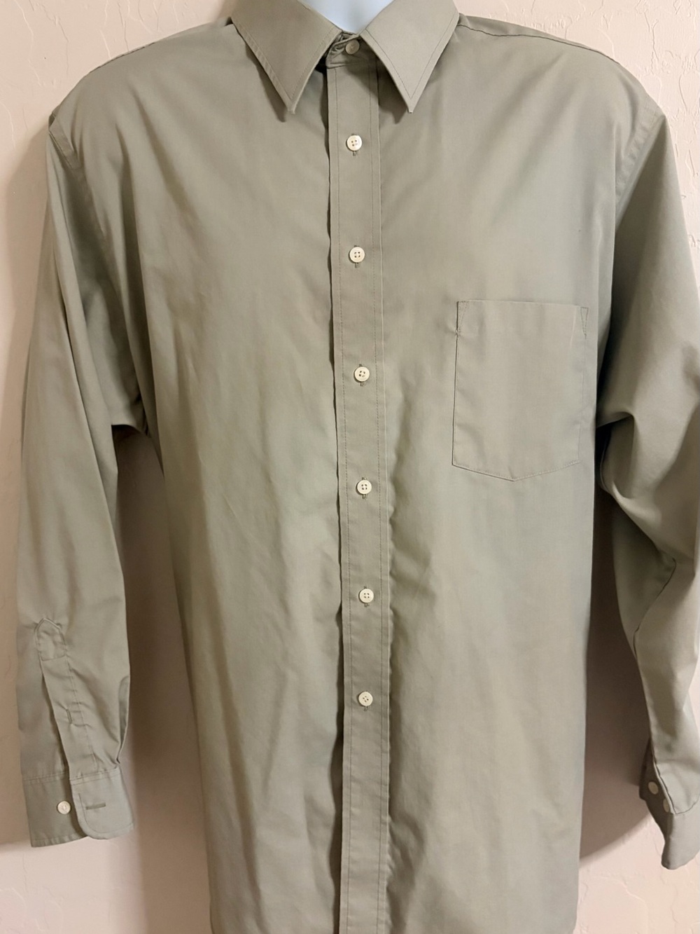 Puritan Men's Long-Sleeve Button-Down Shirt in Sage